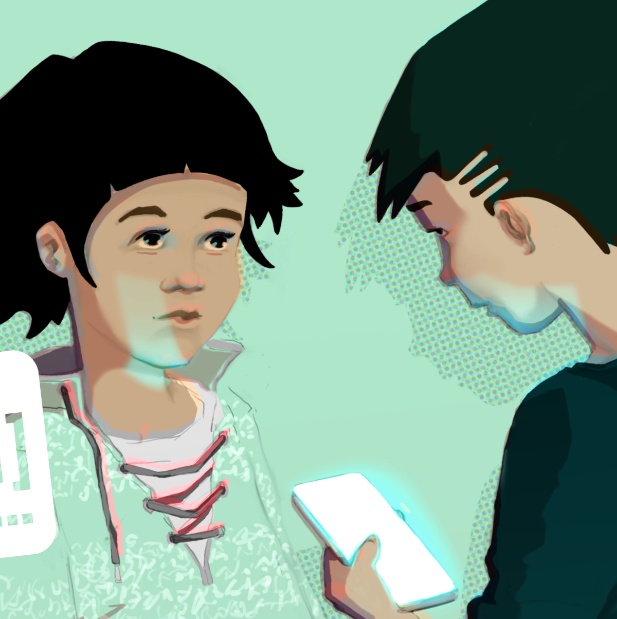 social media communicating teens